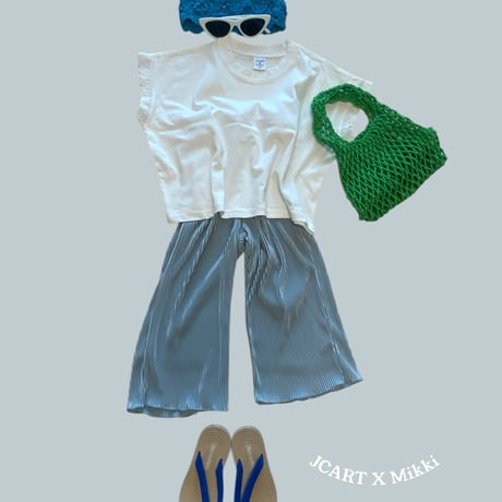 mikki/61. plitch straight pants ADULT