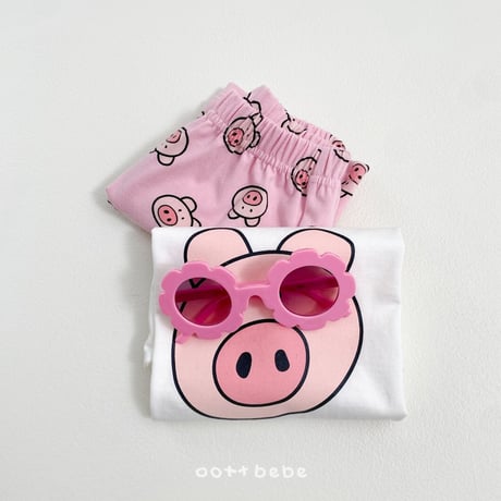 oottbebe/45. happy friends ( kids ) pants XS(1-2Y)-XL(6-7Y)