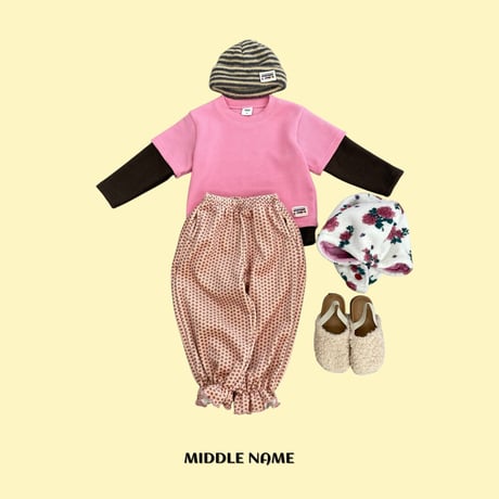 middlename/19. double rayerd T-shirt S-XL