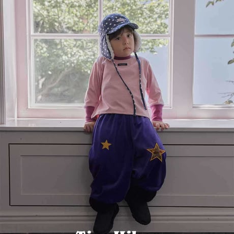 tinyhiker/4. cotton candy long sibori T-shirt XS-XL