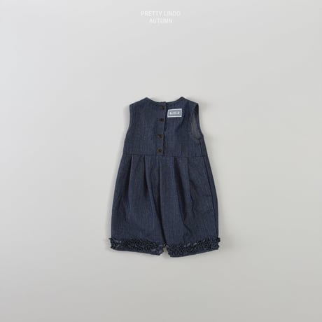 lindo/58. denim overalls XS-XL