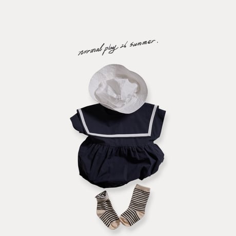 normalplay/62. marine bebe suit 6M-12M