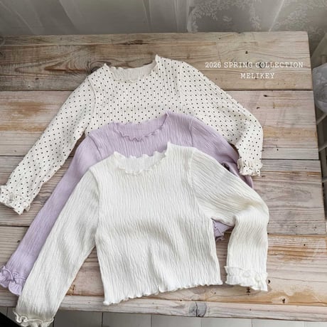 melikey/24. rucy fril T-shirt JS-JM