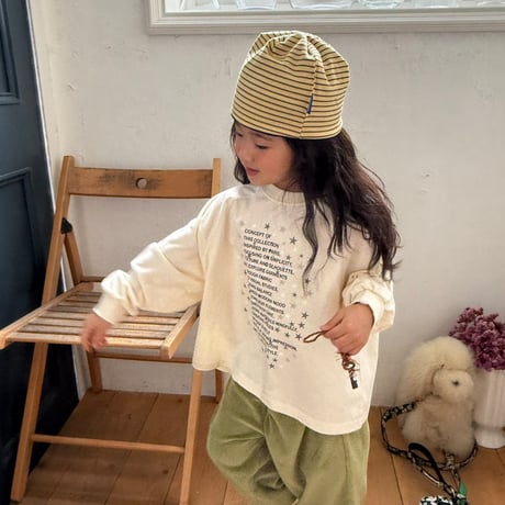 minimal/27. star lettering T-shirt S-XL