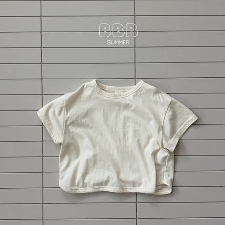 bellabambina/106. 26 summer bangbang plain T-shirt 12M-XL