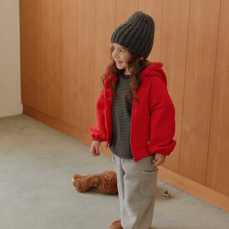 fromi/59. Banded Zip-Up Hoodie S-XL
