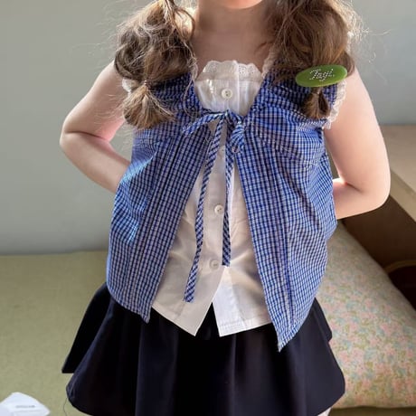 aiai/97. french rayerd blouse 90-130