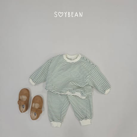 soybean/82. plan ) stripe updown set JS-JM