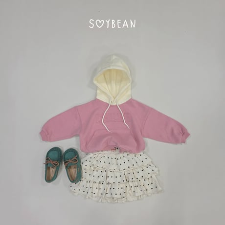 soybean/95. plan two color hood T-shirt XS-XL