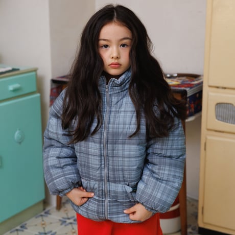 andbutter/57. Mode Check Padded Jacket JS-JM