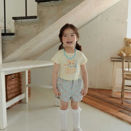 melikey/42. color ribbon half pants JS-JM
