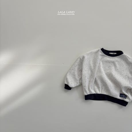 lalaland/18. waffle two color man-to-man XS-XL
