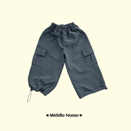 middlename/34. cargo embo check pants JS-JM