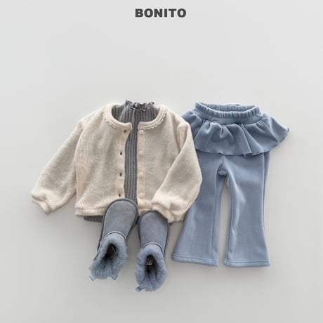 bonito/90. velloa fril boots cut 12M-XL