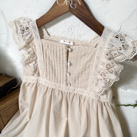 oren/49. bien lace fril lace one-piece S-XL