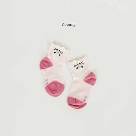 vbunny/9. strawberry socks set S(130-150)-L(180-210)