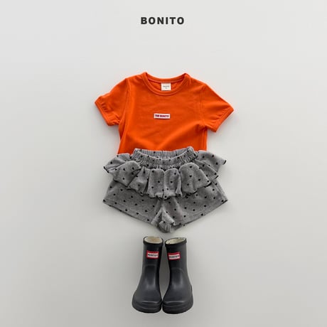 bonito/89. mini heart frill shorts? 12M-XL