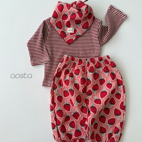 aosta/14. [Strawberry Pants] S-2XL