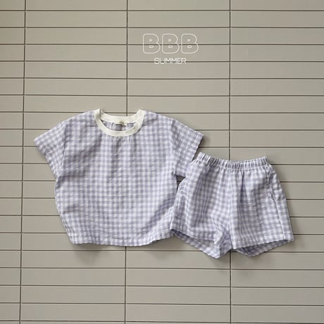 bellabambina/61. ( plan ) check two color set XS-XL