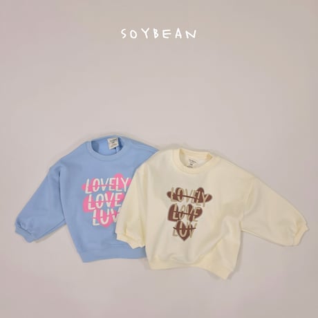 soybean/31. lovely man-to-man XS-XL