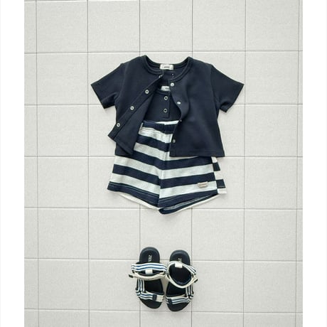 onu/27. waffle half t cardigan XS-XL