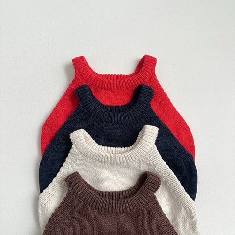 minirobe/19. Halter Neck Knit  S-XL