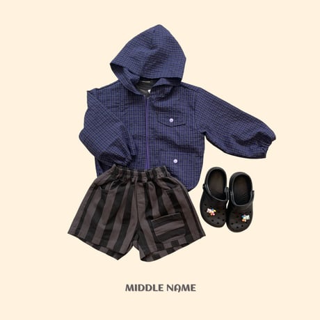 middlename/69. summer check JP windbreaker S-XL