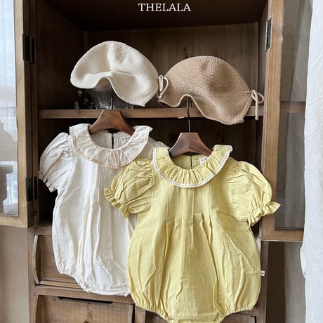 thelala/55. lemon collar suit XS-M