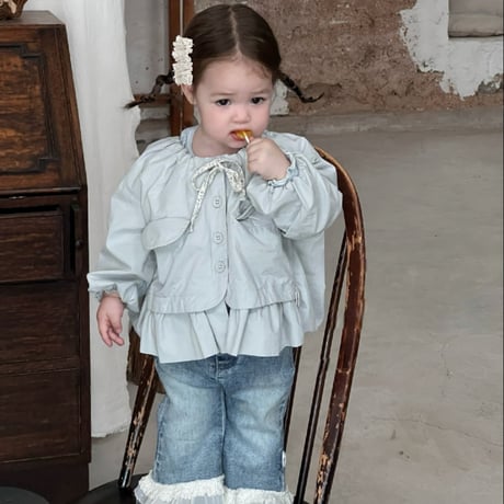 aiai/96. bebe fril denim pants XS-L
