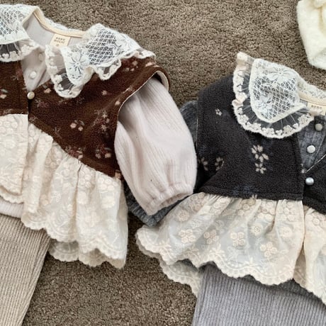 bebeholic/39. elsa vest S(6-12M)-M(12-18M)
