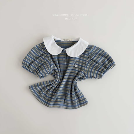 melikey/72. soul S collar T-shirt JS-JM