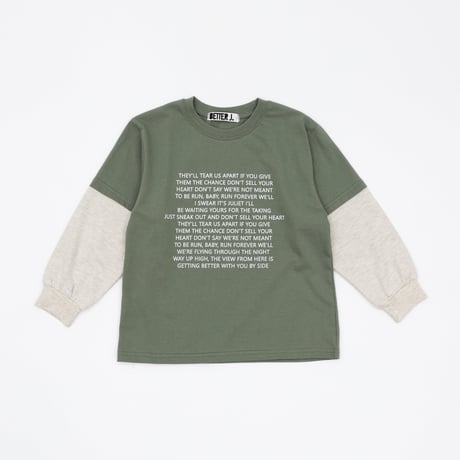 betterj/45. letter T-shirt L-JS