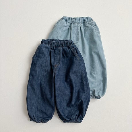 minirobe/22.  Slub denim jogger pants  S-XL