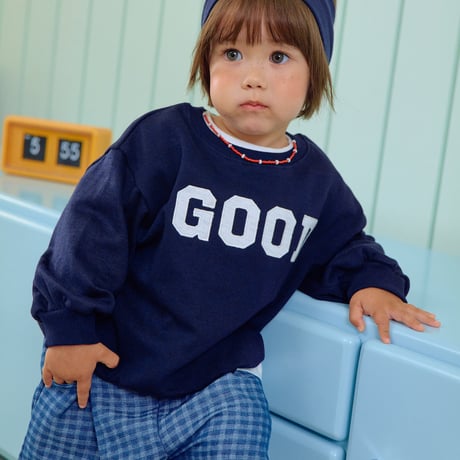oottbebe/18. GOOD kids ( family ) man-to-man XS(0-1Y)-XL(4-5Y)