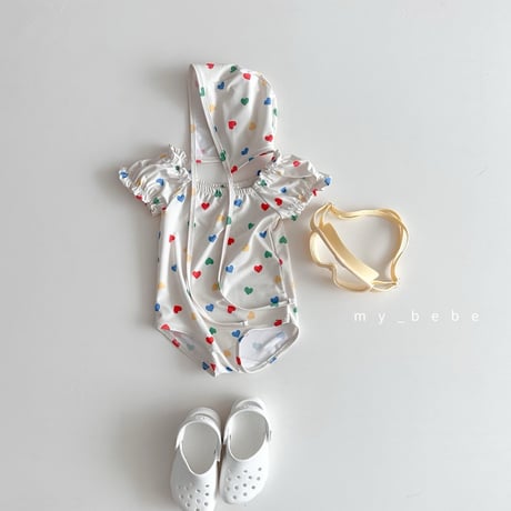 mybebe/5. shirring swimsuit S-L