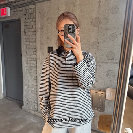 bunnypowder/12. mark collar T-shirt ADULT