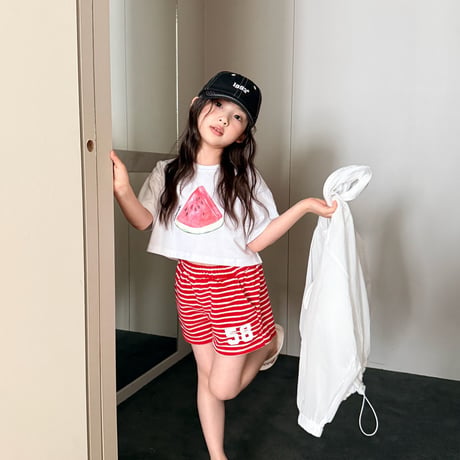 comma/52. fruit T-shirt 110-130