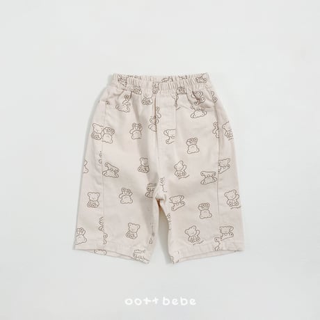 oottbebe/67. bear pants XS(1-2Y)-XL(6-7Y)