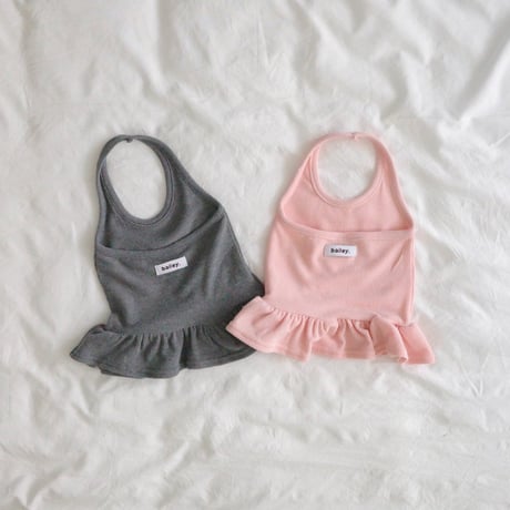 bailey/29. fril holter neck  XS-2XL