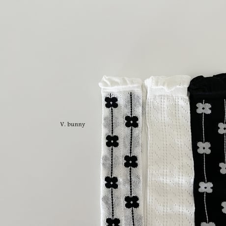 vbunny/25. flower socks set FREE(32CM)