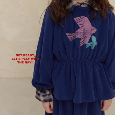 navi/53. peach blouse S-XL