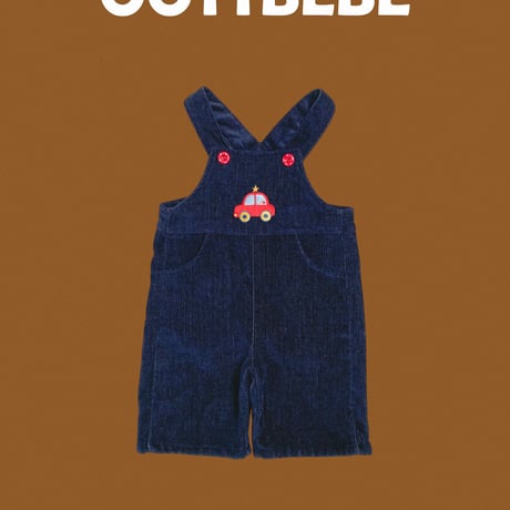 oottbebe/43. kids auto denim ( velloa gimo ) overalls XS(0-1Y)-XL(4-5Y)