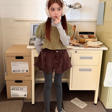comma/32. shirring rayerd blouse 140-150