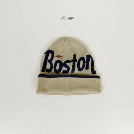 vbunny/46. stone beanie FREE(50CM-54CM)