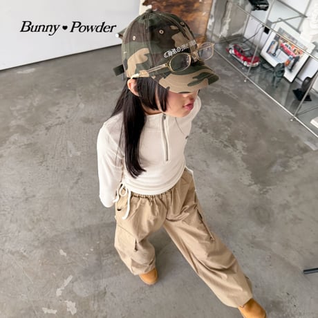bunnypowder/63. enni half T zipup 2XL-4XL