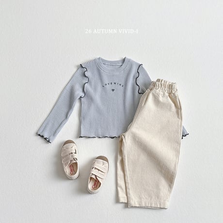 vividi/148. love nalrari T-shirt JS-JM