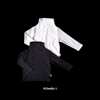 hibuddy/19. half high T-shirt S-XL