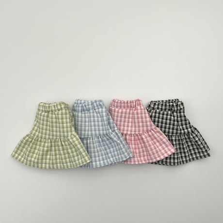 haroharo/64. cotton candy pleated skirt 2XL-4XL