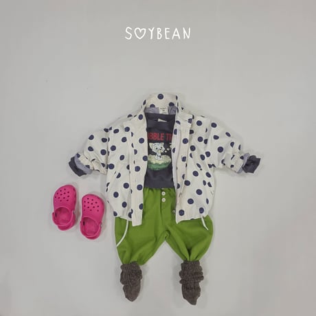 soybean/132. plan ) loose fit dot jacket XS-XL