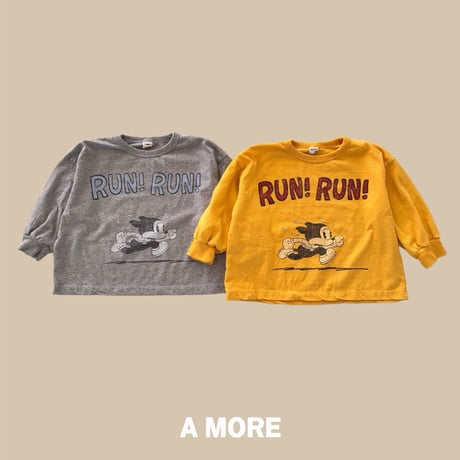 amore/48. run run T-shirt JS-JM